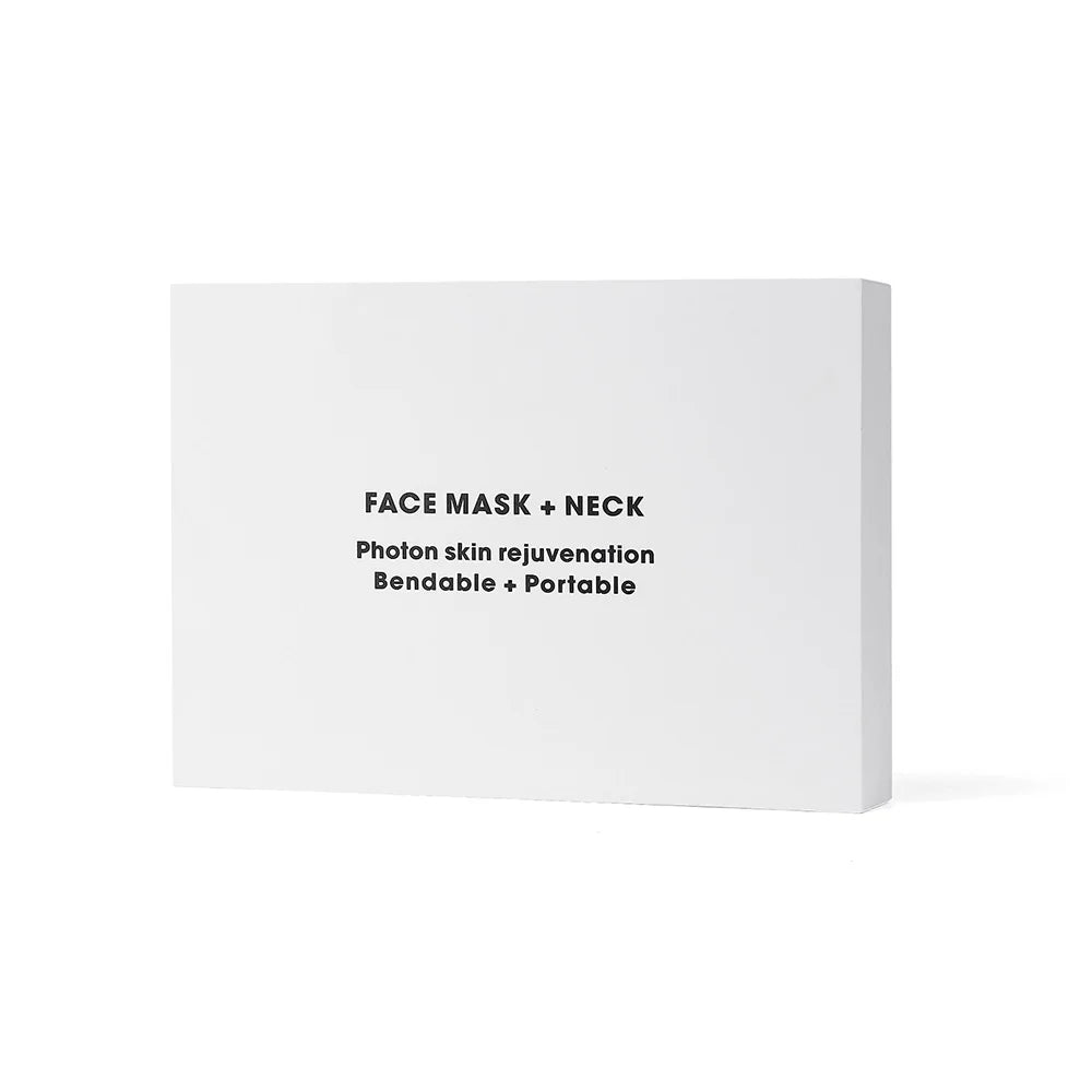 Face Neck Silicone LED Mask 7 Colors LED Light Photon Therapy 3D Flexible Facial Beauty Mask Skin Brighten Skin Care